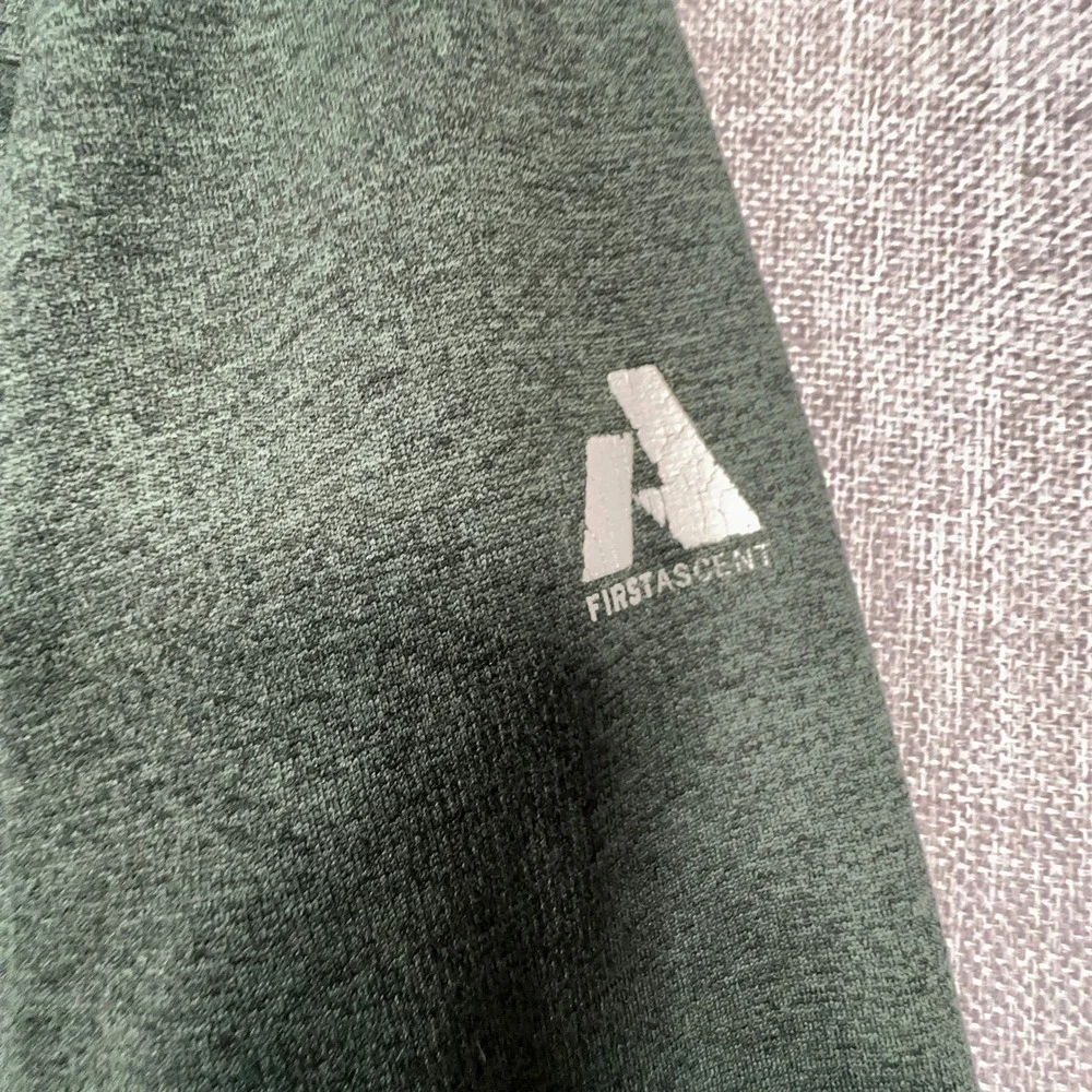 Eddie Bauer First Ascent Pullover Mens Tall Medium 1/4 Zip Fleece Lightweight